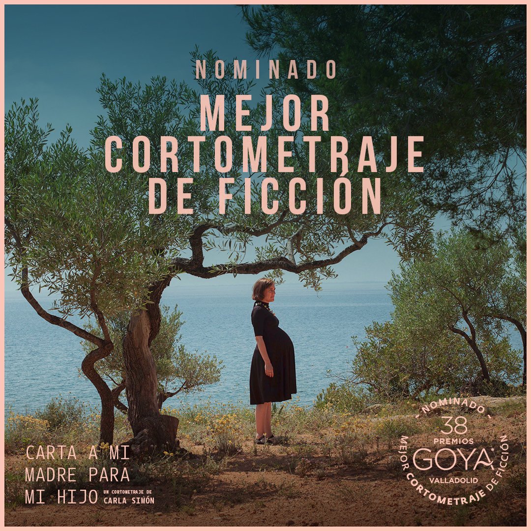 Carta a mi madre para mi hijo es el cortometraje que Carla Simón rodó en L’Ametlla de Mar durante agosto de 2022 y que ha sido nominado a los premios Goya 2024 como mejor cortometraje de ficción.